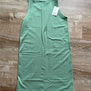 Green summer dress